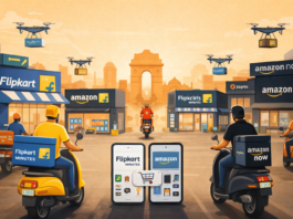 Flipkart Minutes and Amazon now rapidly expand dark stores as quick commerce competition intensifies in India